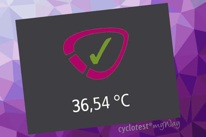Taking your temperature with cyclotest myWay.